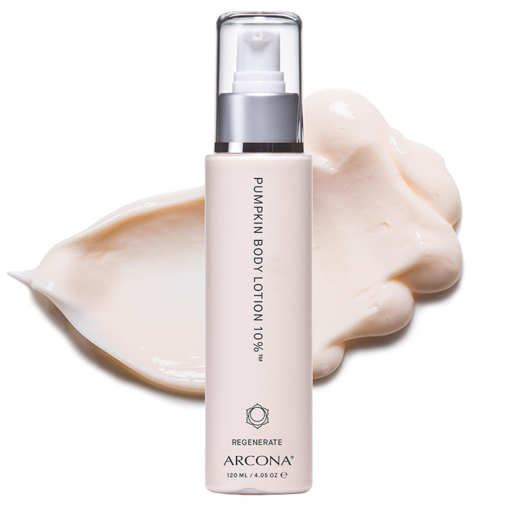 ARCONA Pumpkin Body Lotion 10%  Exfoliating Glycolic Acid for Radiant Skin | Deep Hydration with Pumpkin Enzymes | Daily Ritual for Rough, Dry Skin