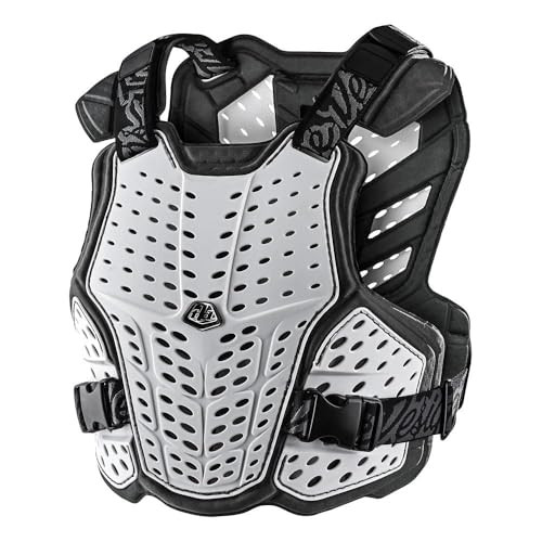 Troy Lee Designs Rockfight Chest Protector, Solid White, Medium/Large