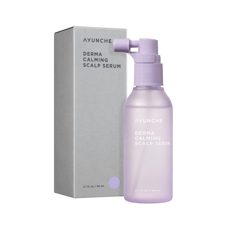 AYUNCHE Derma Calming Hair Serum 2.7 fl oz (80ml) [For Dry & Weakened Scalp] | Moisturizing and Soothing | Cica Hair Care | Vegan | Korean Salon Bran
