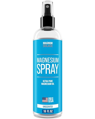 Magnesium Spray - Big 64 oz USP Grade Pure Magnesium Oil Spray - Made in USA