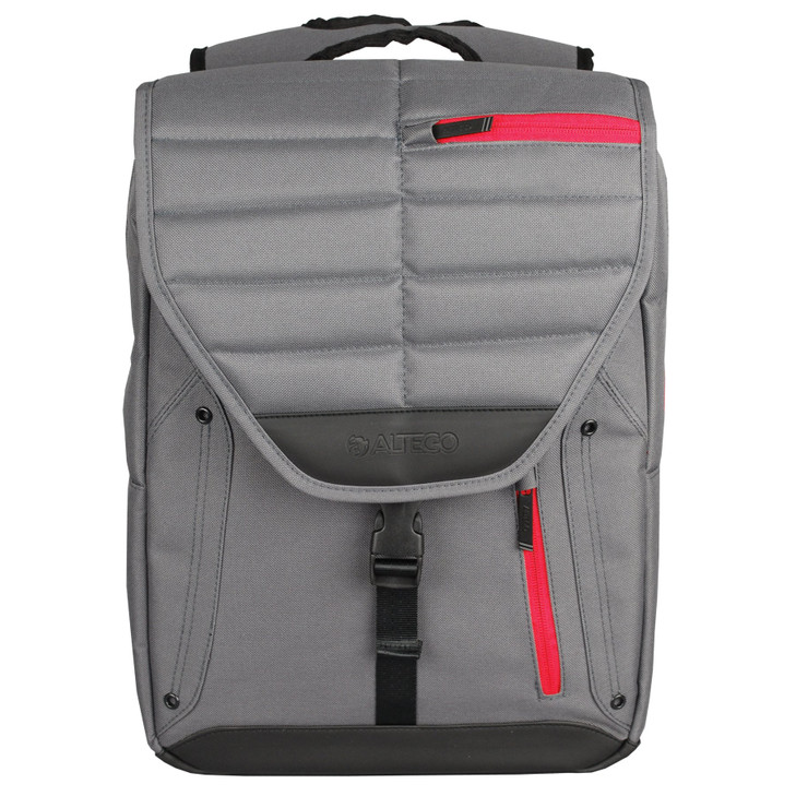 Altego 16-Inch Channel Stitched Laptop Backpack, Gray (36301)