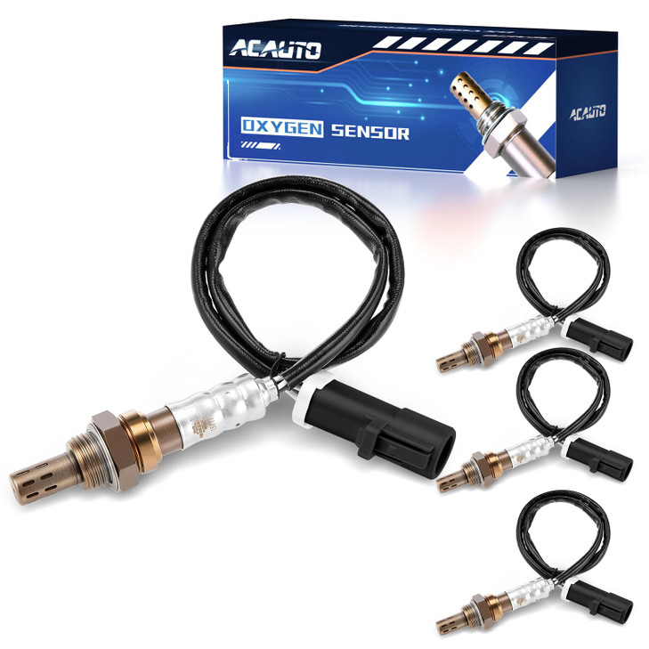 ACAUTO 4Pcs 15717 Oxygen O2 Sensor Upstream Downstream Fit for Ford F-150 F250 F350 Ranger Escape Explorer Mustang Foucs Expedition Mazda Lincoln Jag