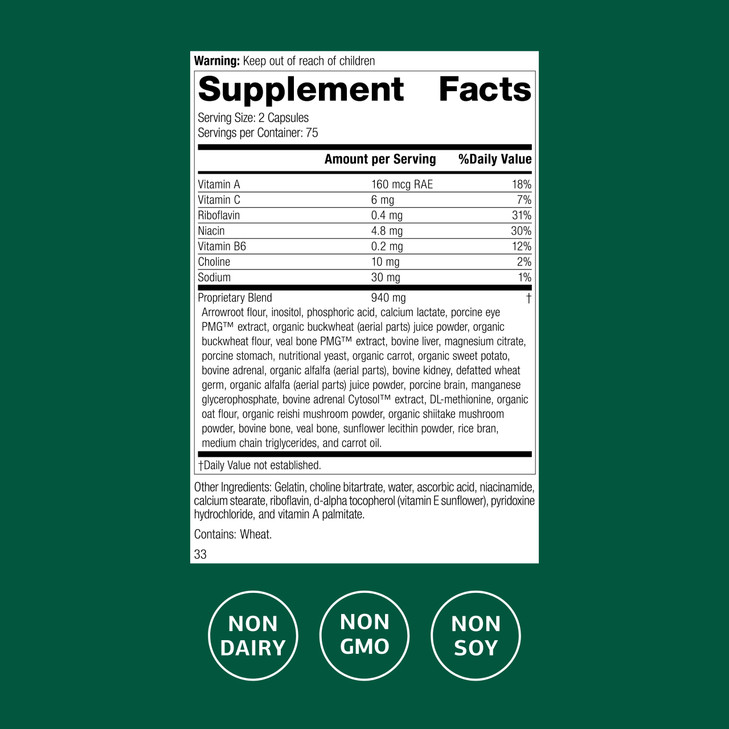 Standard Process Inc. Iplex - Whole Food Vascular Supplement, Eye Health and Eye Support with Shiitake Mushroom, Phosphoric Acid, Rice Bran, Organic
