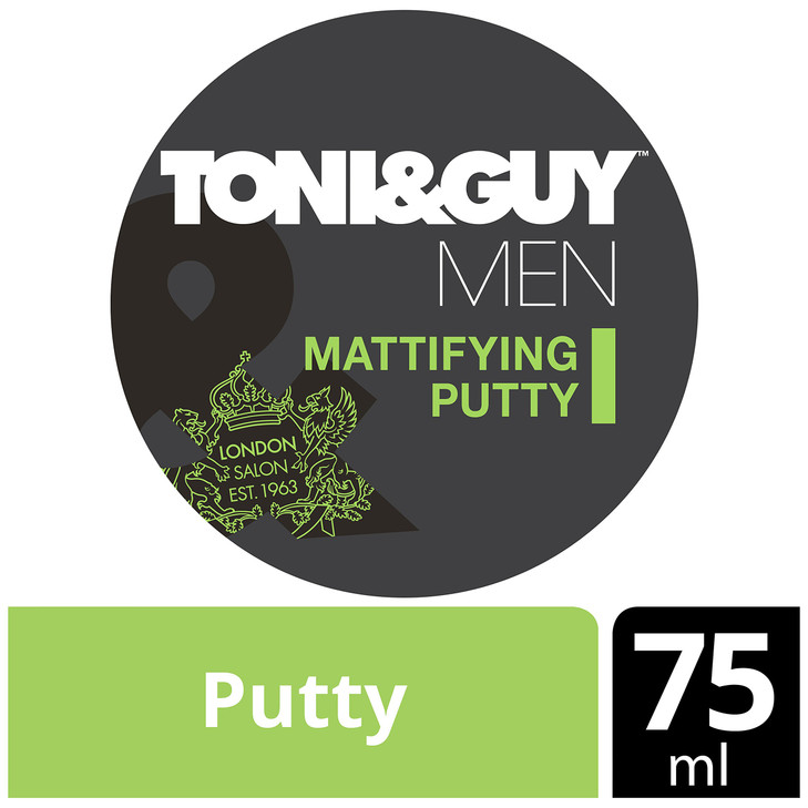 Toni & Guy Men Mattifying Putty, 2.7 oz (Toni&Guy Workable Matte Paste 75ml)