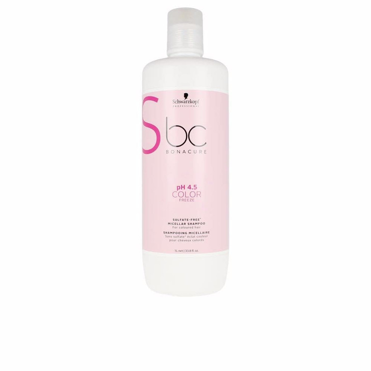 Schwarzkopf Professional Bonacure Color Freeze Ph 4.5 Micellar Sulfate Free Shampoo, Fresh, 1000 ml