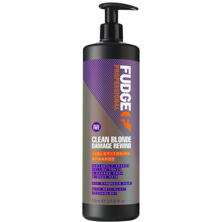 Shampoo by Fudge Clean Blonde Damage Rewind Violet-Toning Shampoo 1000ml