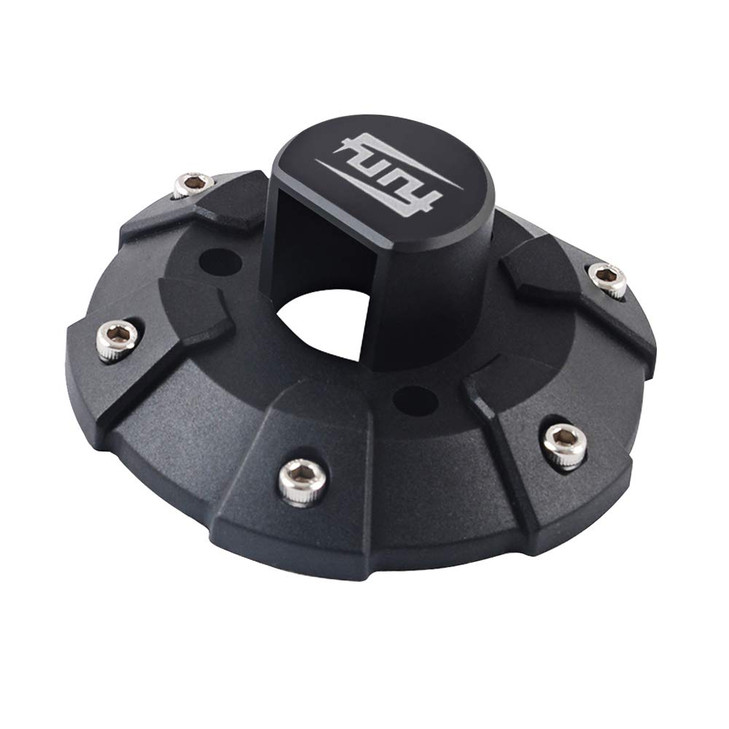 Maiker Compatible with Radio Antenna Base Cover 2007-2023 Jeep Wrangler JK JKU JL JLU Gladiator JT(ABS, Black)