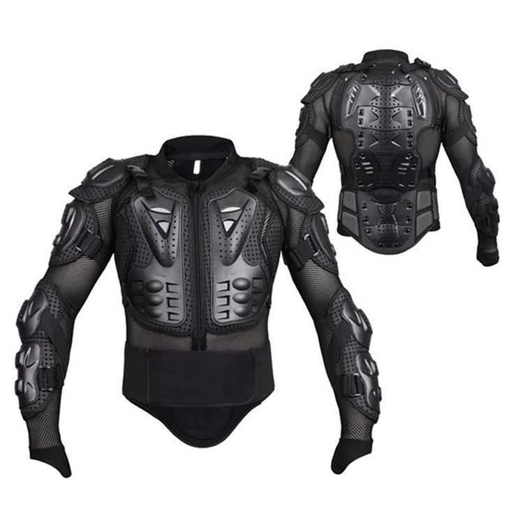 Adult Motorcycle Protective Jacket and Knee Pads, Motorcycle Accessories, Back Spine Chest Protector, Full Body Chest Armor for Motocross Dirt Bike G