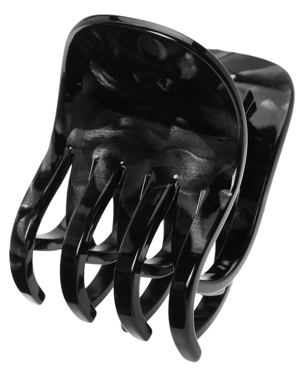 France Luxe Double Tooth Claw Clip - Nacro Black
