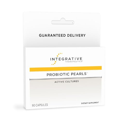 Integrative Therapeutics Probiotic Pearls - Daily Digestive Supplement for Gut Health Support* - Probiotic Capsules for Immune Health Support* - Soy-