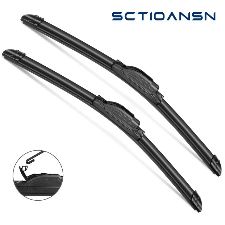 3Pcs Windshield Wipers for Nissan Rogue 2014-2021 2022 2023, Nissan Pathfinder 2013-2020, Original Equipment Automotive Replacement Windshield Wiper