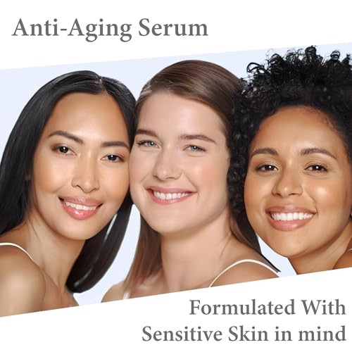 Florencia Brightening Luminous Peptide Serum - Age-Defying Face Serum with Peptides, Sodium Hyaluronate & Organic Botanicals  Helps to Reduce Wrinkl