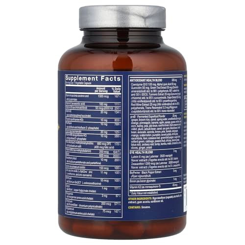 Vthrive Once-Daily Bioactive Multivitamin for Women 50+ Supports Stress Relief, Healthy Aging, & Overall Wellness with Essential Nutrients & Antioxid