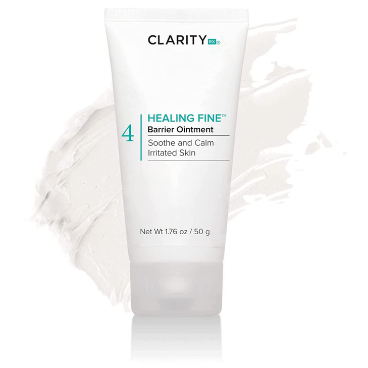 ClarityRx Healing Fine Barrier Ointment, Plant Based Post Procedure Gel for All Skin Types, Paraben Free, Natural Skin Care (1.76 oz)