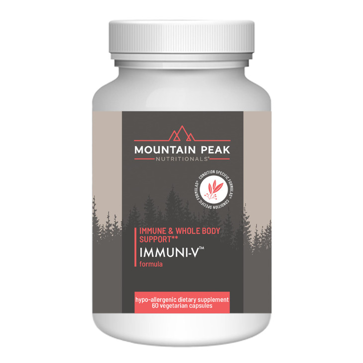 Mountain Peak Nutritionals Immuni-V - Immune System & Whole Body Support Supplement - Natural Antioxidant Booster with Humic Acid, Olive Extract, & E