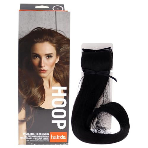Hair u wear Hairdo Invisible Extension,R2 Ebony