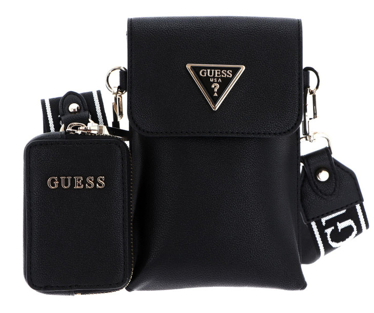 GUESS Latona Flap Chit Chat, Black