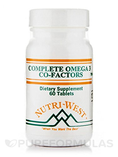Complete Omega-3 Co-Factors (Adult Formula) - 60 Tablets by Nutri West