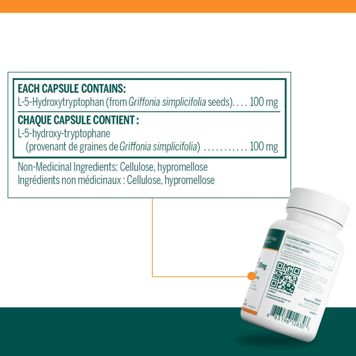 Genestra Brands 5HTP 100 mg | Support for Sleep and Mental Balance | 90 Capsules