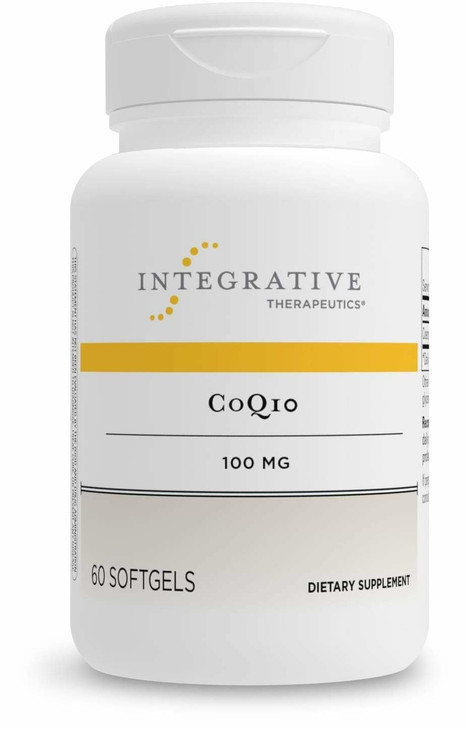 Integrative Therapeutics CoQ10 (100mg) - Cellular Energy, Heart & Brain Health Support Supplement for Adults* - 60 Softgels (60 Servings)