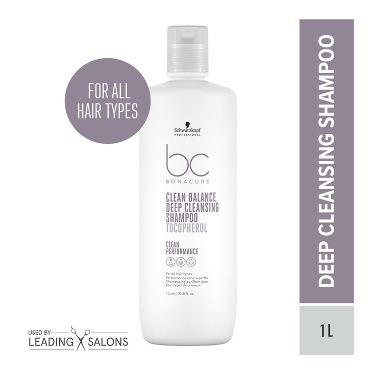BC BONACURE Deep Cleansing Micellar Shampoo, 33.8-Ounce