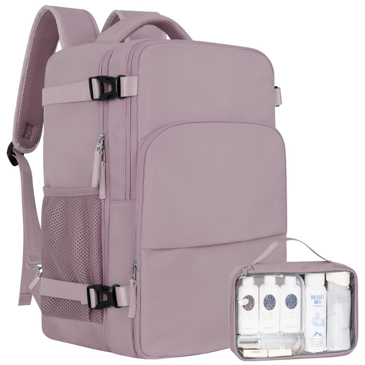 Sinaliy Travel laptop Backpack for Women, Personal Item Size Flight Approved, 16 Inch Laptop Bag with Multi-Pockets, College Computer Bag, Waterproof