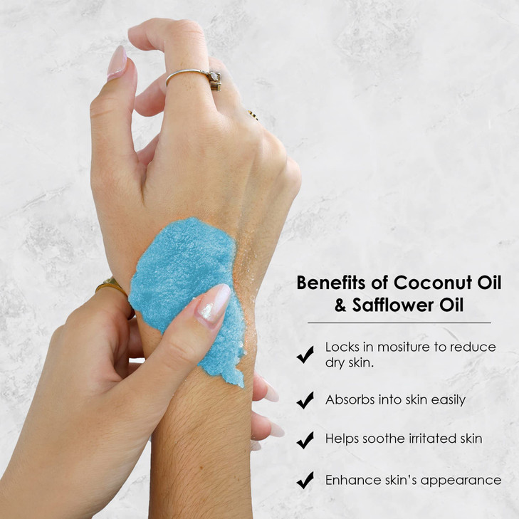 Primal Elements Sugar Scrub Slushie, Hydrate, Exfoliate, & Moisturizing Scrub for Hands, Body, and Face, Gifts for Her (10 oz each)  Mermaid (Pack o