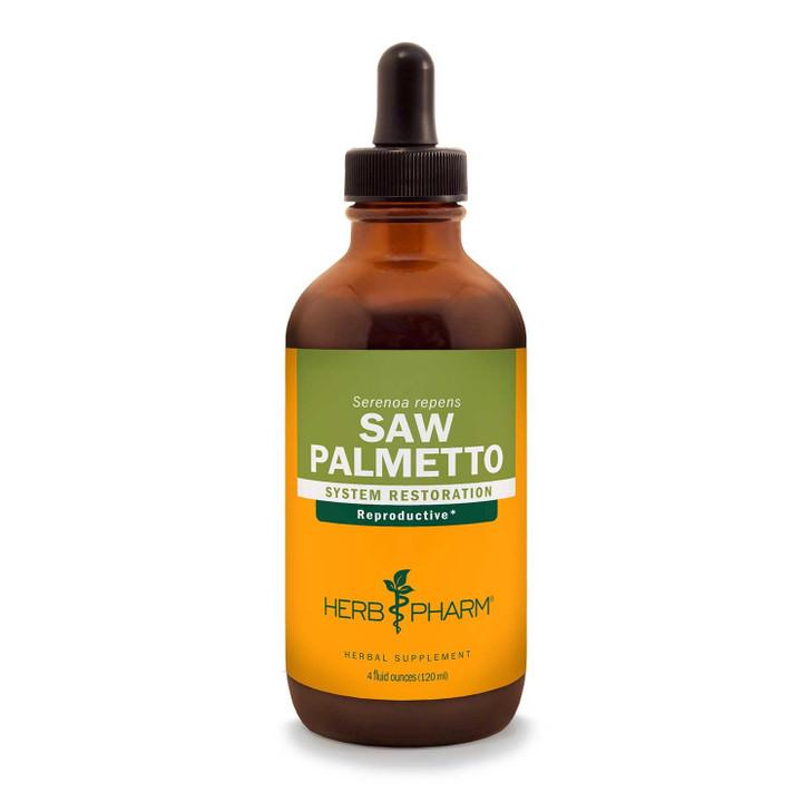 Herb Pharm Saw Palmetto Berry Liquid Extract for Prostate Support - 4 Ounce