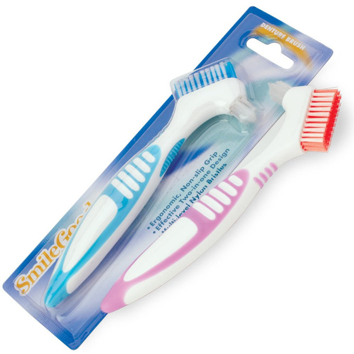 Practicon SmileGoods Denture Brushes, Pack Of 36