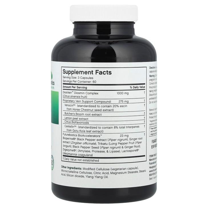 Futurebiotics VeinFactors, 180 Vegetarian Capsules