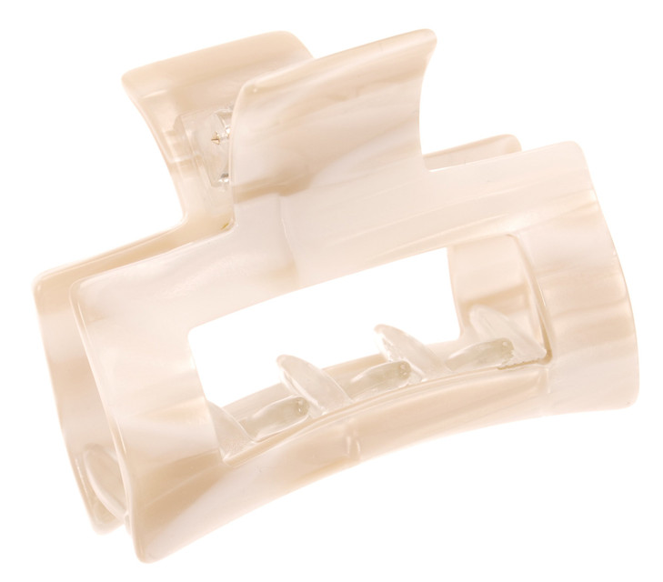 France Luxe Cutout Rectangle Claw Clip - Classic - Mojave