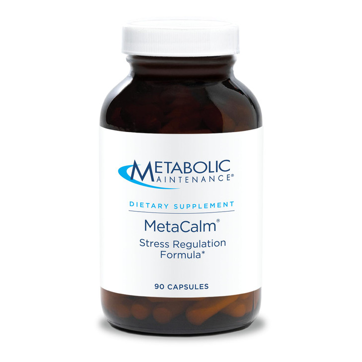 Metabolic Maintenance MetaCalm - GABA L-Theanine Supplement for Calm, Sleep, and Stress Support, Vitamin B6, Active Folate, Magnesium & 5-HTP Complex