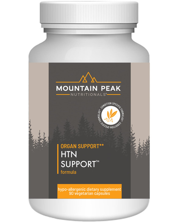Mountain Peak Nutritionals HTN Blood Pressure Support Supplement for Heart & Circulation Health - Advanced Cardiovascular Formula with Rauwolfia, Haw