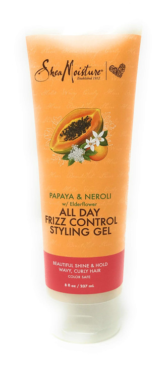 Shea Moisture, All Day Frizz Control Styling Gel Papaya & Neroli, 8 Ounce