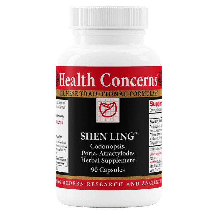 Health Concerns Shen Ling  Digestive Support & Upset Stomach Relief Supplement  Bloating, Diarrhea & Loose Stool Relief  Traditional Chinese Medic