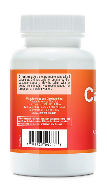 CardioPhase Natural Heart Support Supplement for Healthy Circulation and Cardiovascular Performance (180 Vegetarian Capsules)