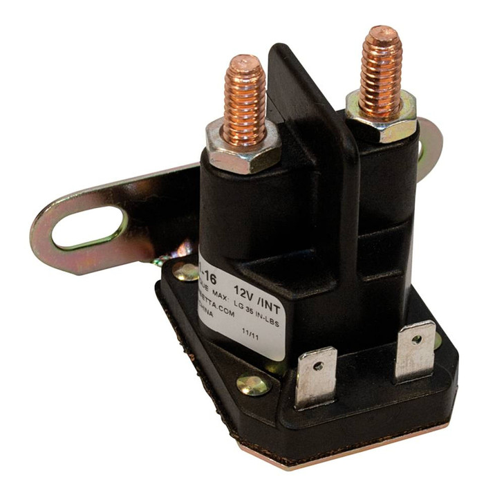 Stens Starter Solenoid 435-151 Replacement for: John Deere L100, L105, L108, L110, L111, L118, L120, LA135, LA140, LA145, LA150, LA155, LA165, LA175,