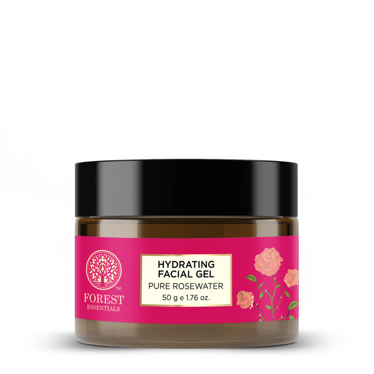 Forest Essentials Light Hydrating Facial Gel Pure Rosewater -50g