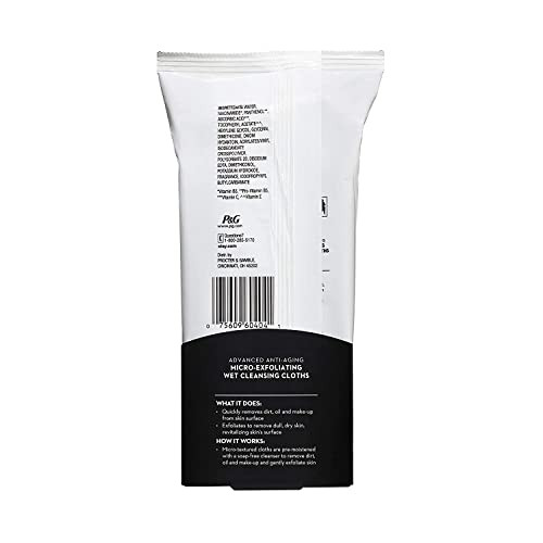 OLAY Regenerist Advanced Anti-Aging Micro-Exfoliating Cleansing Cloths 30 Each (Pack of 5)