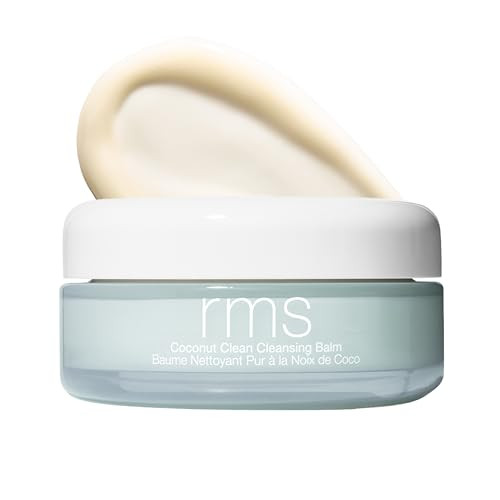 RMS Beauty Coconut Clean Cleansing Balm  Nourishing Coconut Oil Makeup Remover and Hydrating Deep-Cleansing Balm for Soft, Smooth, Radiant Skin, 50g
