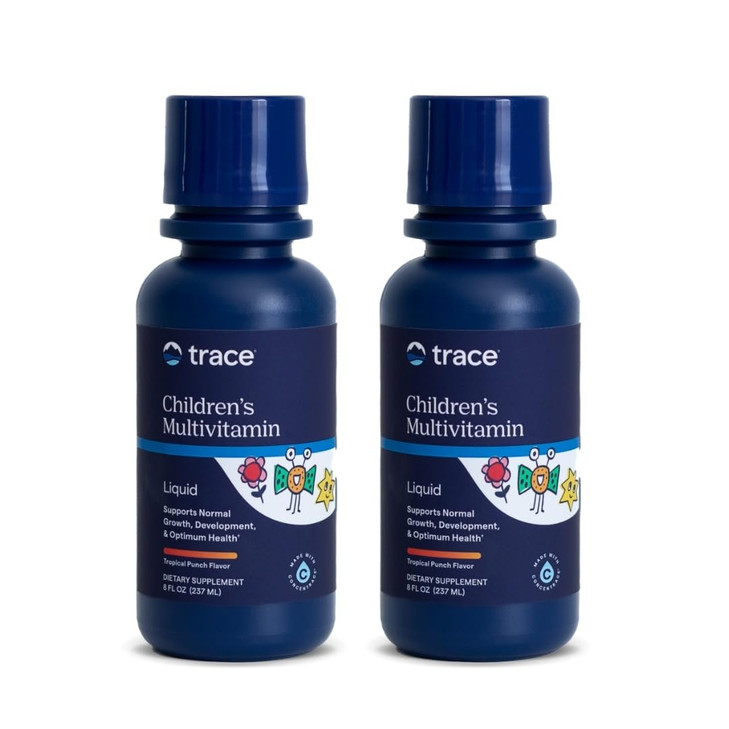 Trace Minerals Children's Multivitamin - Kids Multivitamin Supplement That Supports Children's Health - Immune Support - Easy Liquid - Gluten-Free -