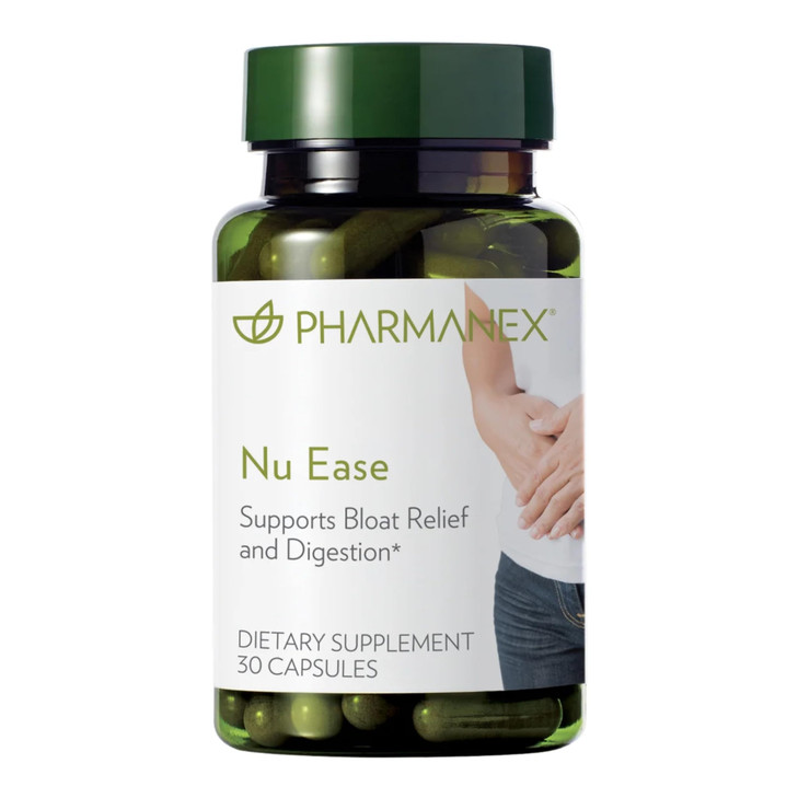 Nu Skin - Nu Ease Digestive Supplement | Bloating Relief, Dietary Supplement | Natural Plant Extracts, Non-Laxative | Antioxidant Supplement, Gut Sup