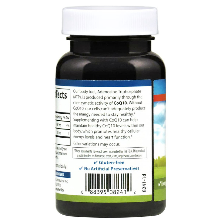Carlson - Co-Q10, 100 mg, Energy Production & Heart Function, 90 Softgels
