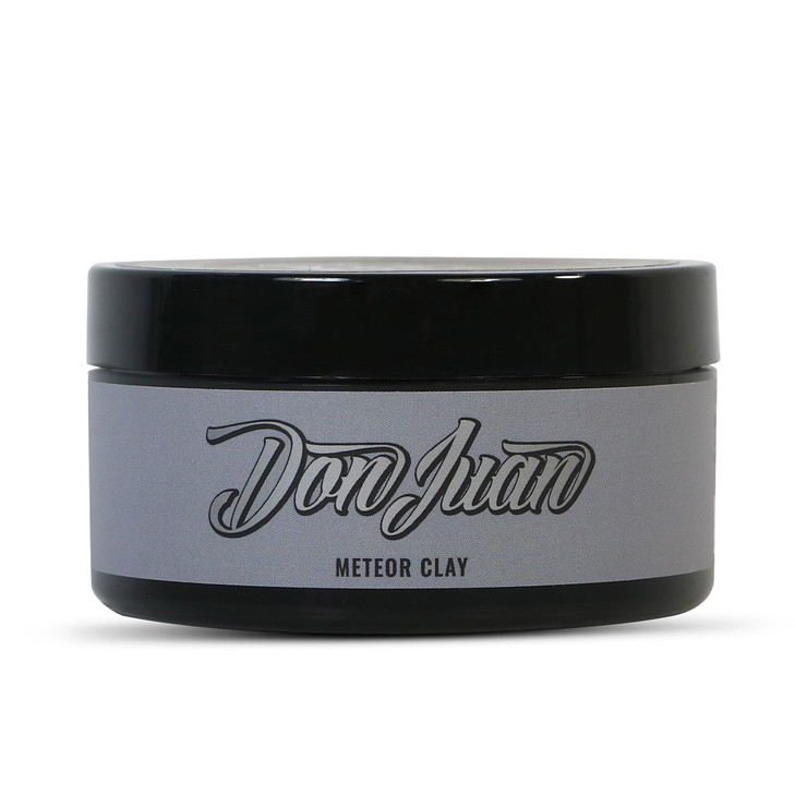 Don Juan Meteor Clay Pomade | Water Based | Strong Hold | Matte Finish | Citrus Lavender Scent, 4 oz. Pack of 3
