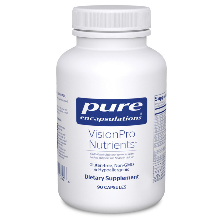 Pure Encapsulations VisionPro Nutrients | Hypoallergenic Multivitamin/Mineral Complex for Maintaining Healthy Vision | 90 Capsules