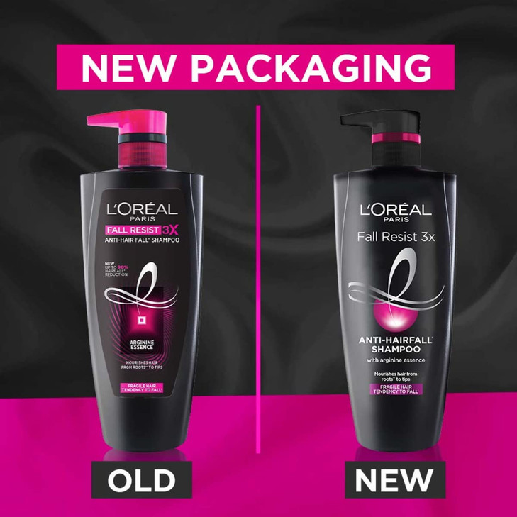 L'Oreal Paris Fall Repair 3x Anti-hair Fall Shampoo, 640ml