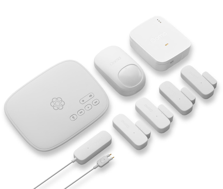 ooma Siren, Works with Smart Home Security. No Contracts and Free self-Monitor Plan. Optional Professional Monitoring, Motion, keypad, Door/Window, W