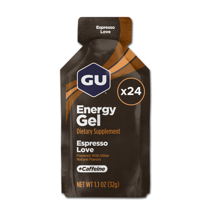 GU Energy Original Sports Nutrition Energy Gel, Espresso Love Espresso Love 24 Count 26.4 Ounce
