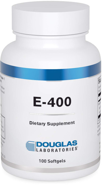 Douglas Laboratories E-400 | Vitamin E for Antioxidant Protection and Cardiovascular Support | 100 Capsules