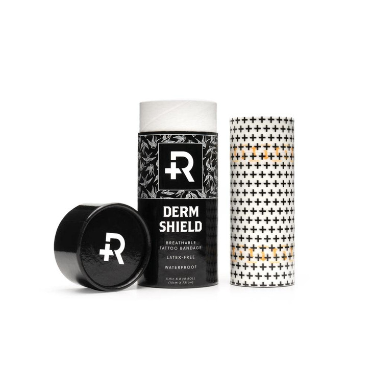 Recovery Aftercare Derm Shield Tattoo Cover Up Patch - Latex-Free & Waterproof Tattoo Aftercare Bandage - Transparent Matte Film - Breathable & Flexi